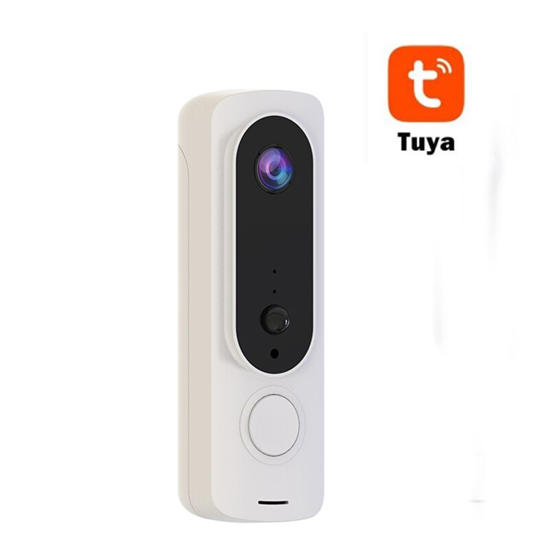 Tuya-1080P HD 비디오 초인종 카메라 와이파이 무선 도어벨 스마트 홈 야외 미니 비디오 인터콤, 양방향 오디오
